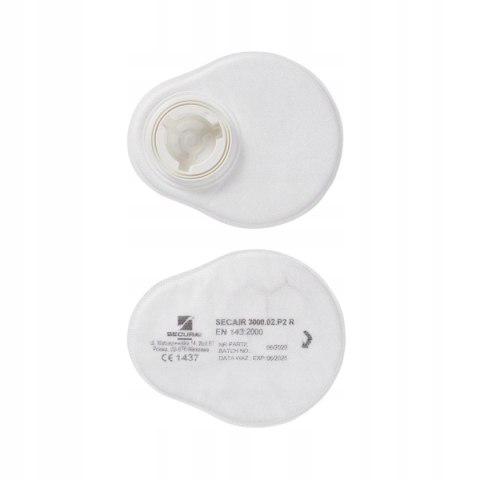 Filtr SECURA SECAIR P2 R 3000.02 kpl. a'2 szt Filtr SECURA SECAIR P2 R 3000.02 kpl. a'2 szt