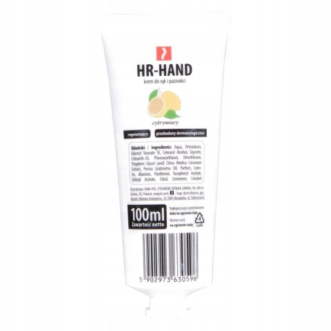 Krem do rąk REIS Regenerujący 100 ml cytrynowy - 10 szt