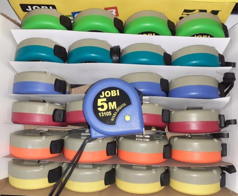 MIARA ZWIJANA JOBI 13105 HOTCOLOR 5 M szerokość taśmy 19 mm